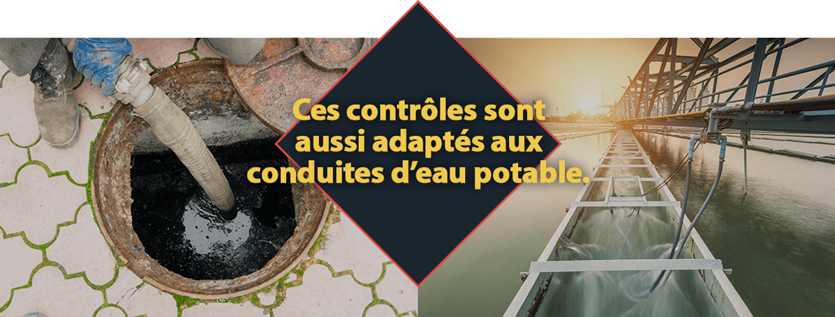 Contrôle et inspection des canalisations d'eau potable